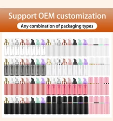 Private Label Mini Eyelash Lash Cleanser Shampoo Aftercare Kit Gentle Deep Remove Eyelash Cleansing Foam With Cleanser Brush