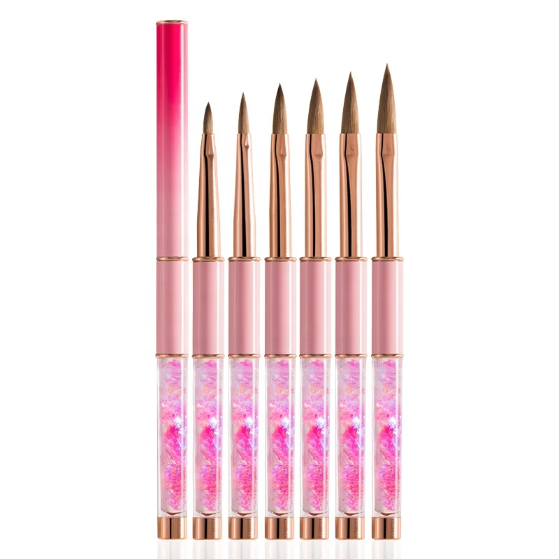 #2~#2 GUYO Hot Selling Nail Art Supplier High Quality Liquid Quicksand handle nail art brush