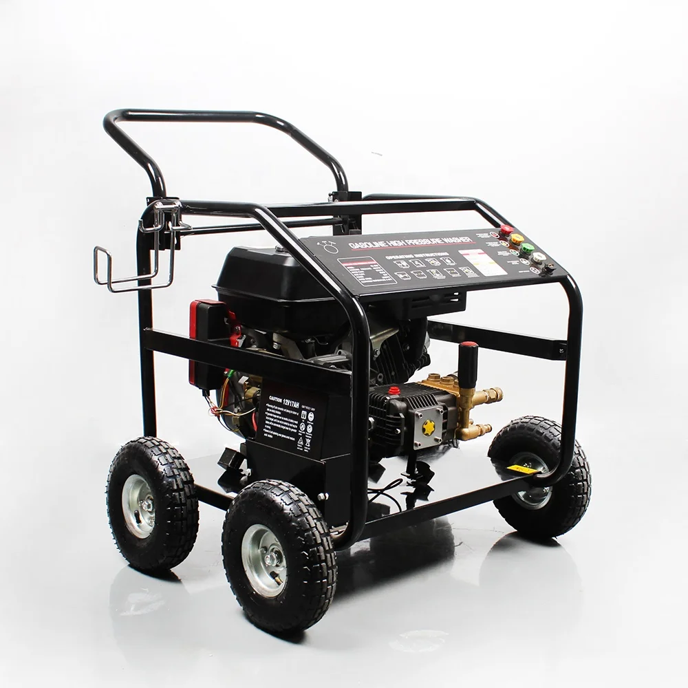 Taizhou JC-G250B High Pressure Gasoline Cleaner 250bar Car wash floor washing machine 15HP 25mpa