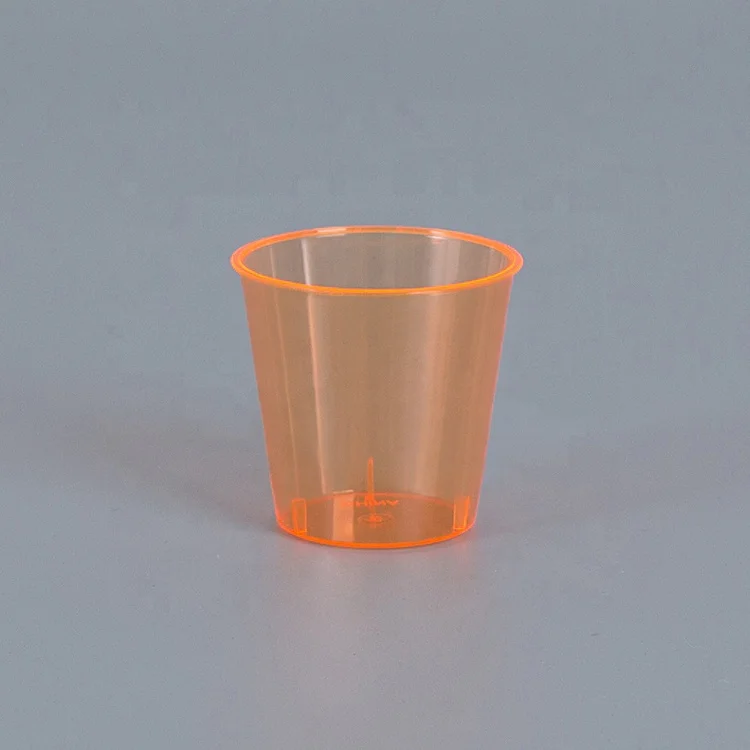 Made in china 2oz PS double color plastic cup drinking cup color customized acceptable