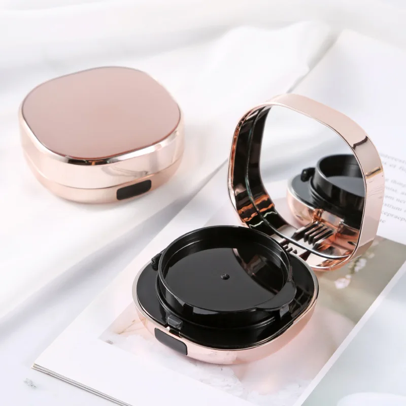 15g Empty Square BB Cream Air Cushion Case For Liquid Foundation Container Empty Blush Cushion Compact Pressed Powder Case