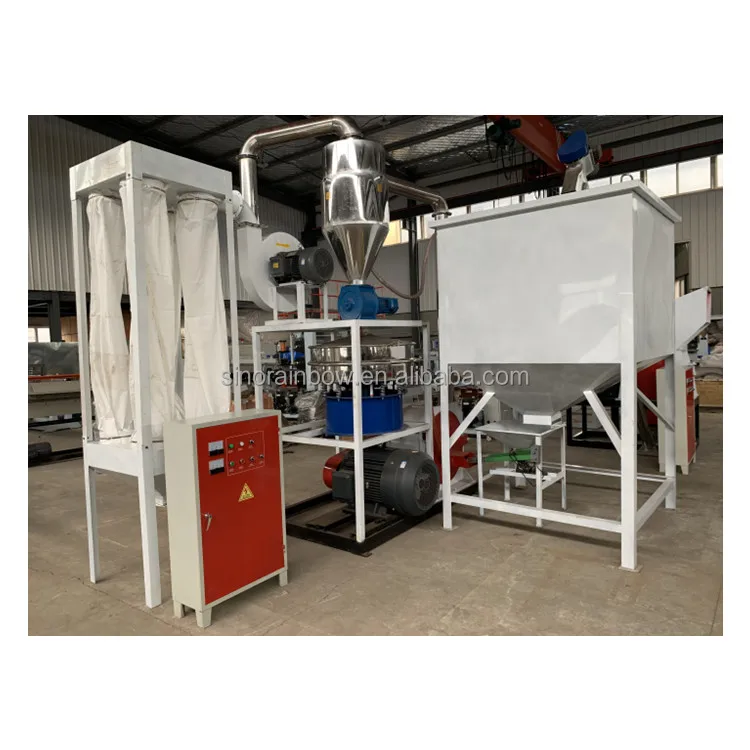 PVC PP EVA PET Powder Making Machine TPU TPR SBS Grinding Miller Plastic Pulverizer
