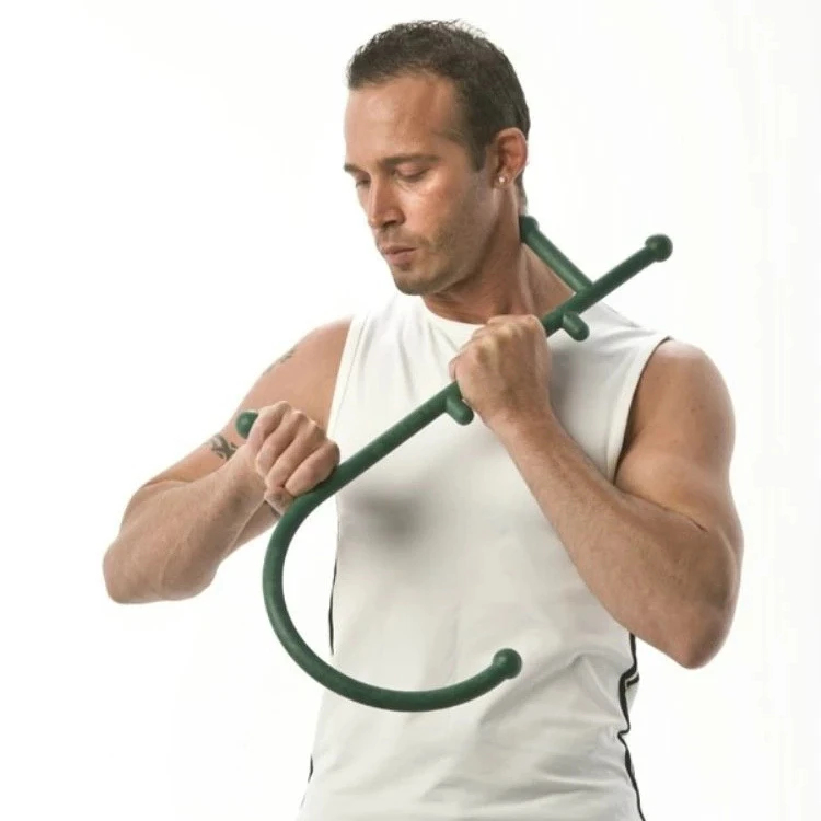 Trigger Point Self Massage Stick Hook Theracane Body Muscle Relief Original  Cane Back Massager Therapeutic Tools