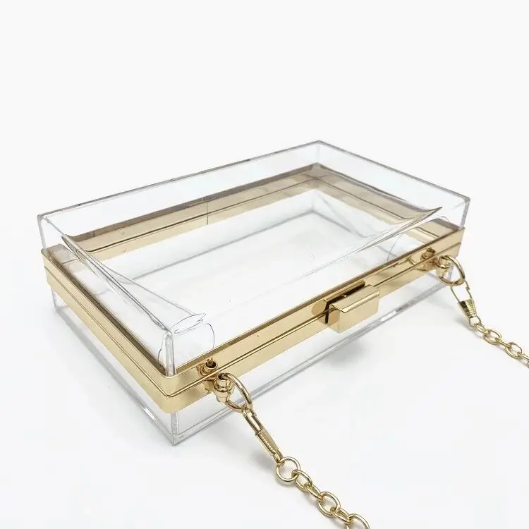 2019 hot sale clear acrylic wedding evening clutch women clutch bag