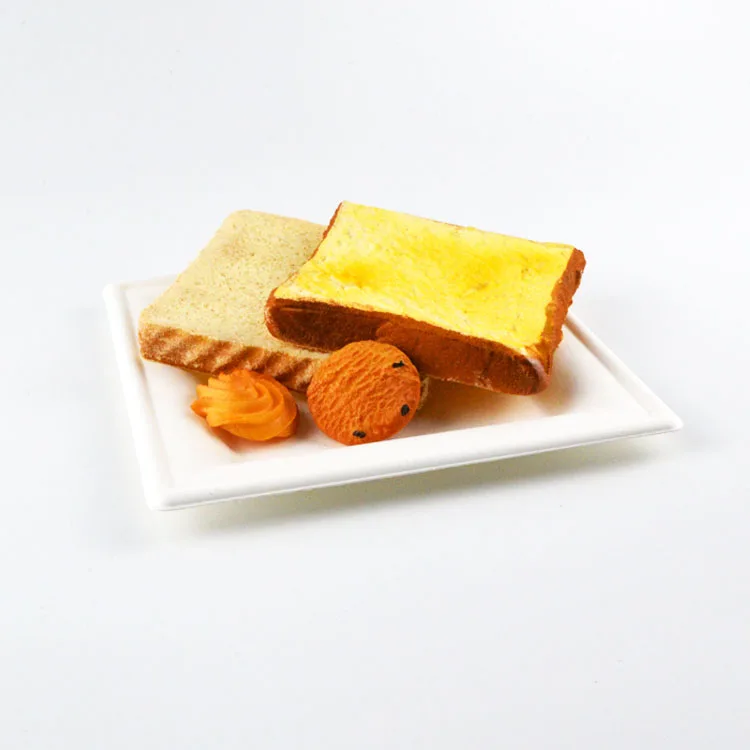 Good selling disposable 6 inch square sugarcane bagasse paper plate for food biodegradable disposable