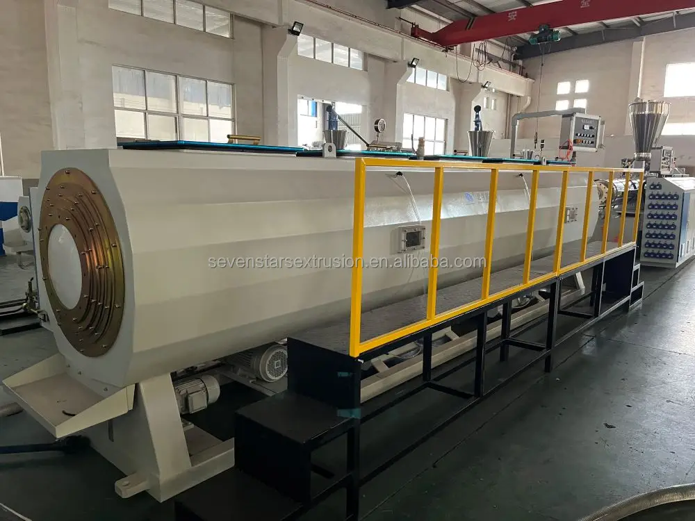 Sevenstars 20-110 Mm Pvc Pipe Extrusion Line High Output Water Supply/drainpipe Pipe Making Machines Threading Pipe Machine