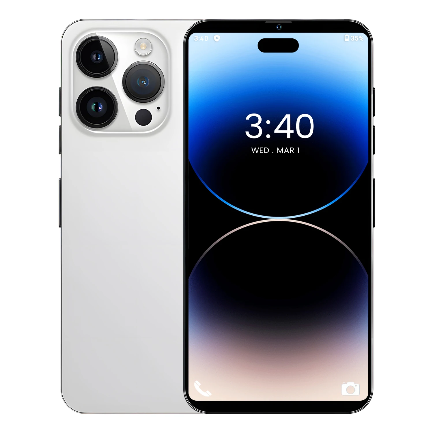 Factory Price cellphone I 14 PRO MAX 6.6 inch 4GB+64GB Large memory 4g Smartphones Unlocked Beauty Android Mobile Phones