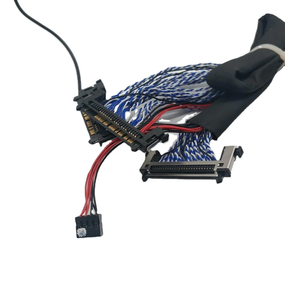 LVDS 41-51Pin awm 20706 105c 60v vw 1 FFC Flexible Flat 15pin ffc connector 4pin lvds cable