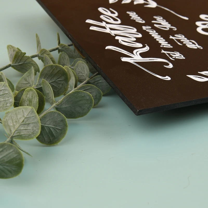 Индивидуальный высококачественный креативный деревянный рекламный щит для кофе, молока, чая, магазина, маленькая мини-доска