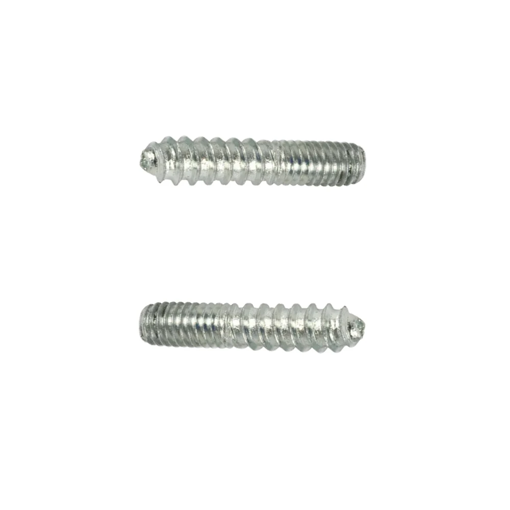 Good detachable mounting properties Stainless steel double threaded pointed screws