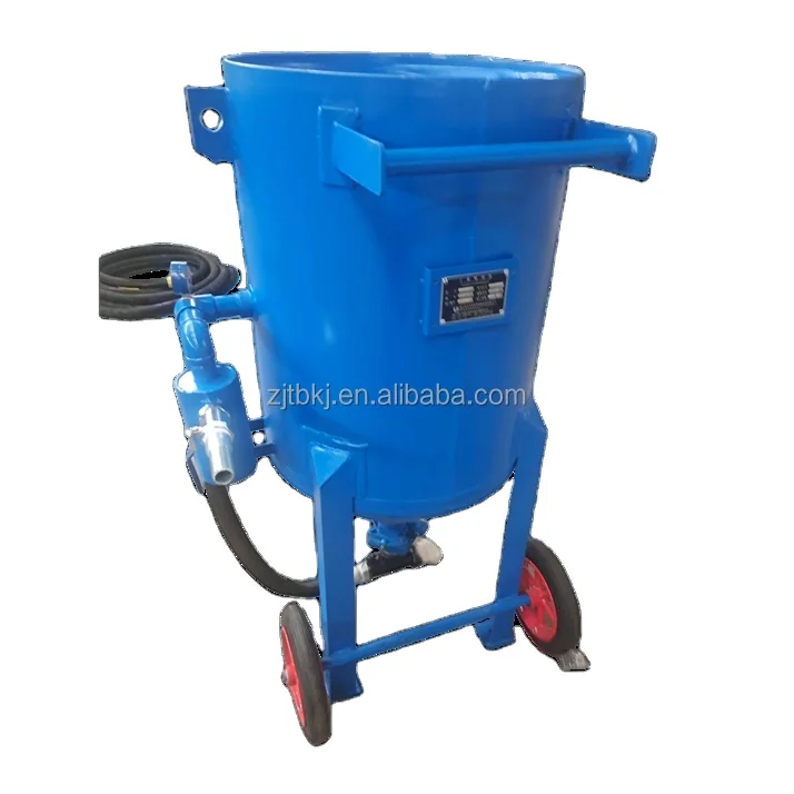 Automatic Dry Sand Blasting Machine Portable Abrasive Sand Blaster with Sand Blasting Gun