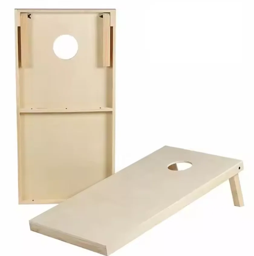 Outdoor Toys 2 in 1 Bean Bag Toss Kids Game Set Foldable Corn Hole and Dart Board with 6 Bean Bags