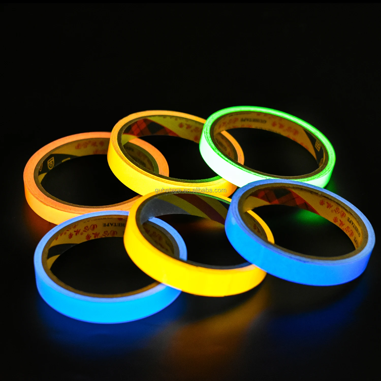 Purple Octopus Best Glow in The Dark Tape Bright Fluorescent Tape for Halloween,Outdoor, Night Decorations Safety Stairs Theater