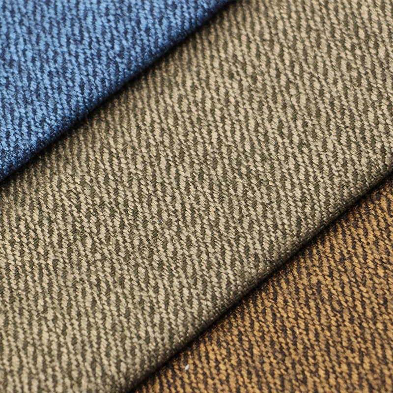 Mand textile china producers wholesale good quality 100 polyester pattern style dyed jute fabric for sofa furniture