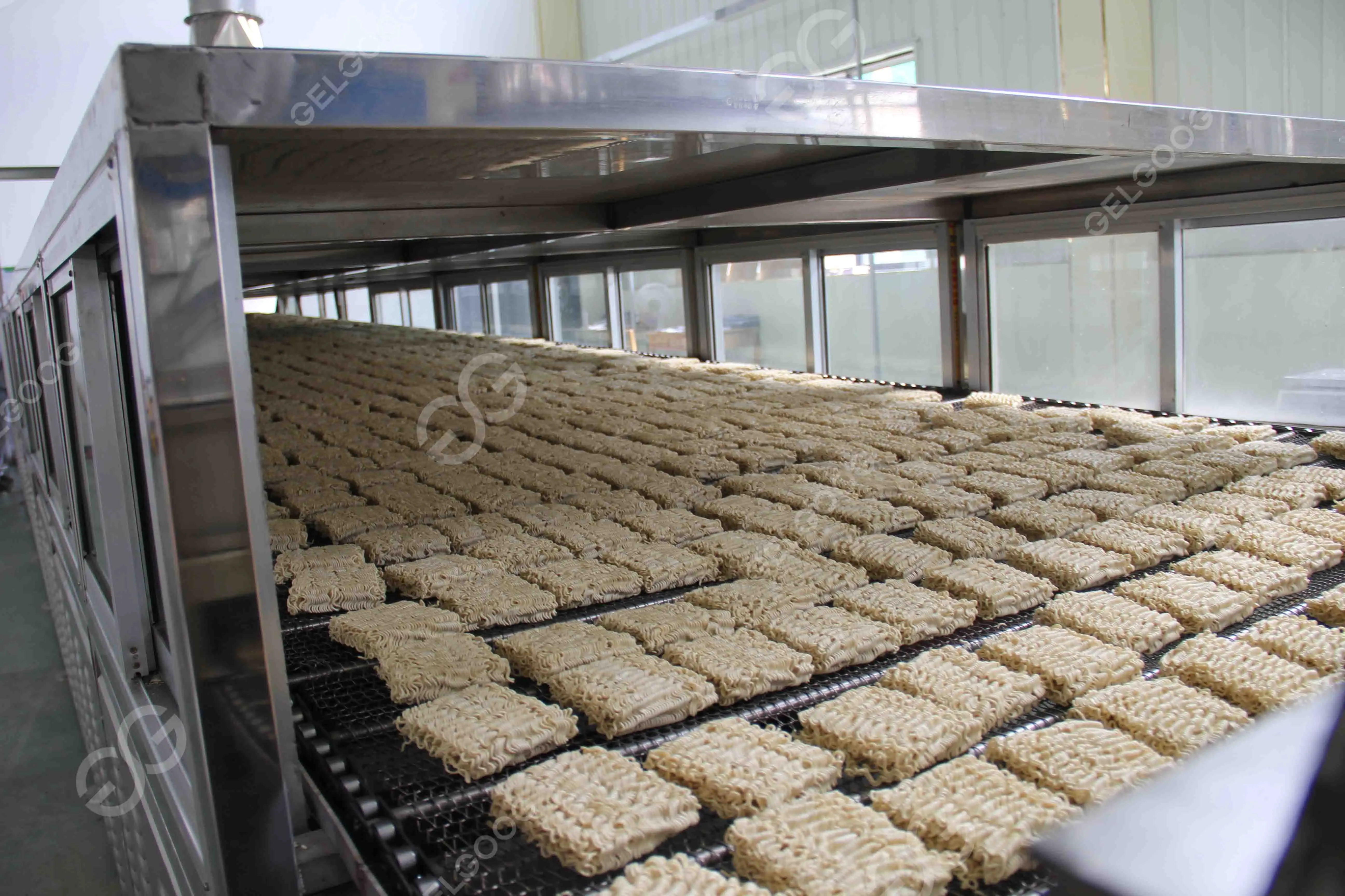 Gelgoog Electric Automatic Instant Noodle Making Machinery Noodles Instant Ramen Noodle Machine