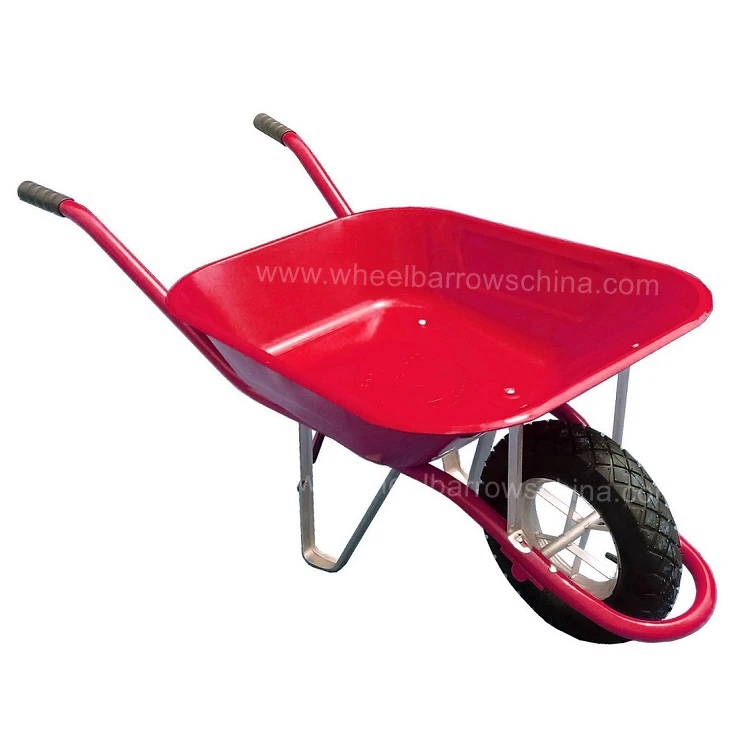 china wheel barrow with single wheel WB6400 wheel barrow shandong chinese factory using gardening green in qingdao china