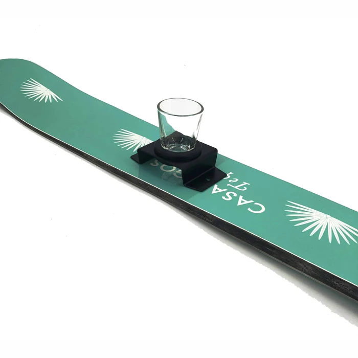 Shot Ski Bar Tool Set Custom Bottoms Up Painted Fraternity Gifts Ski Wedding