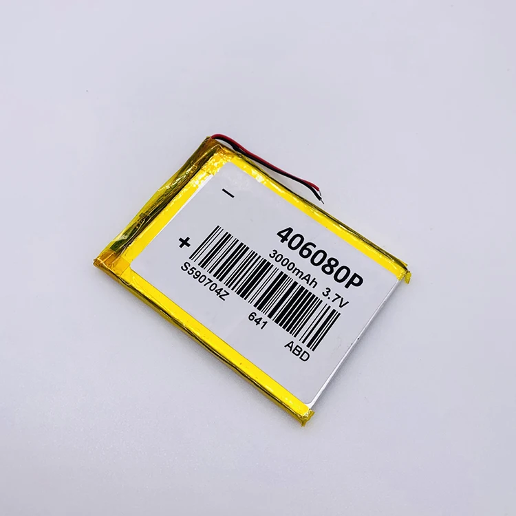 Rechargeable 1000 Mah Lithium Polymer 406080 3.7V 3000mah Lipo Battery PCB Circuit Power 500Times