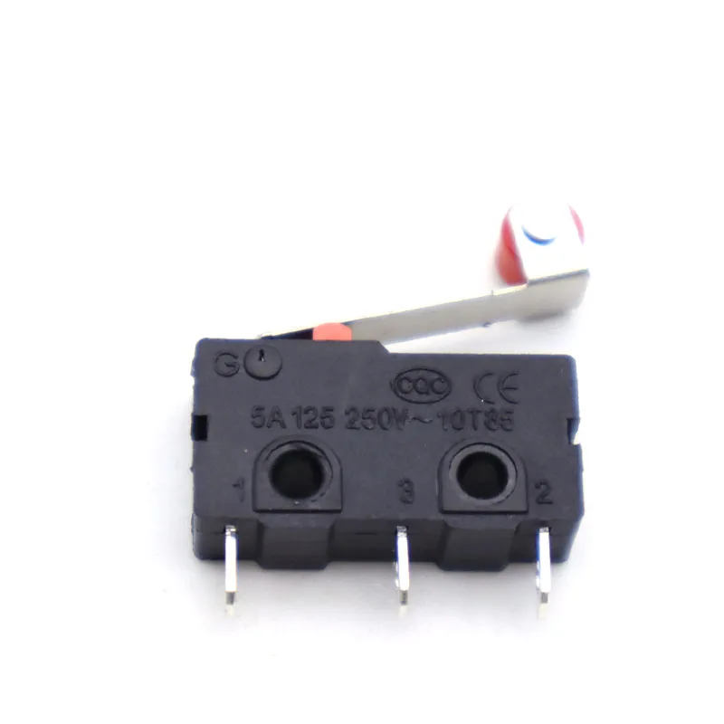 3 pin mini micro switch 5A 250VAC KW11 push micro button limit switches customizable