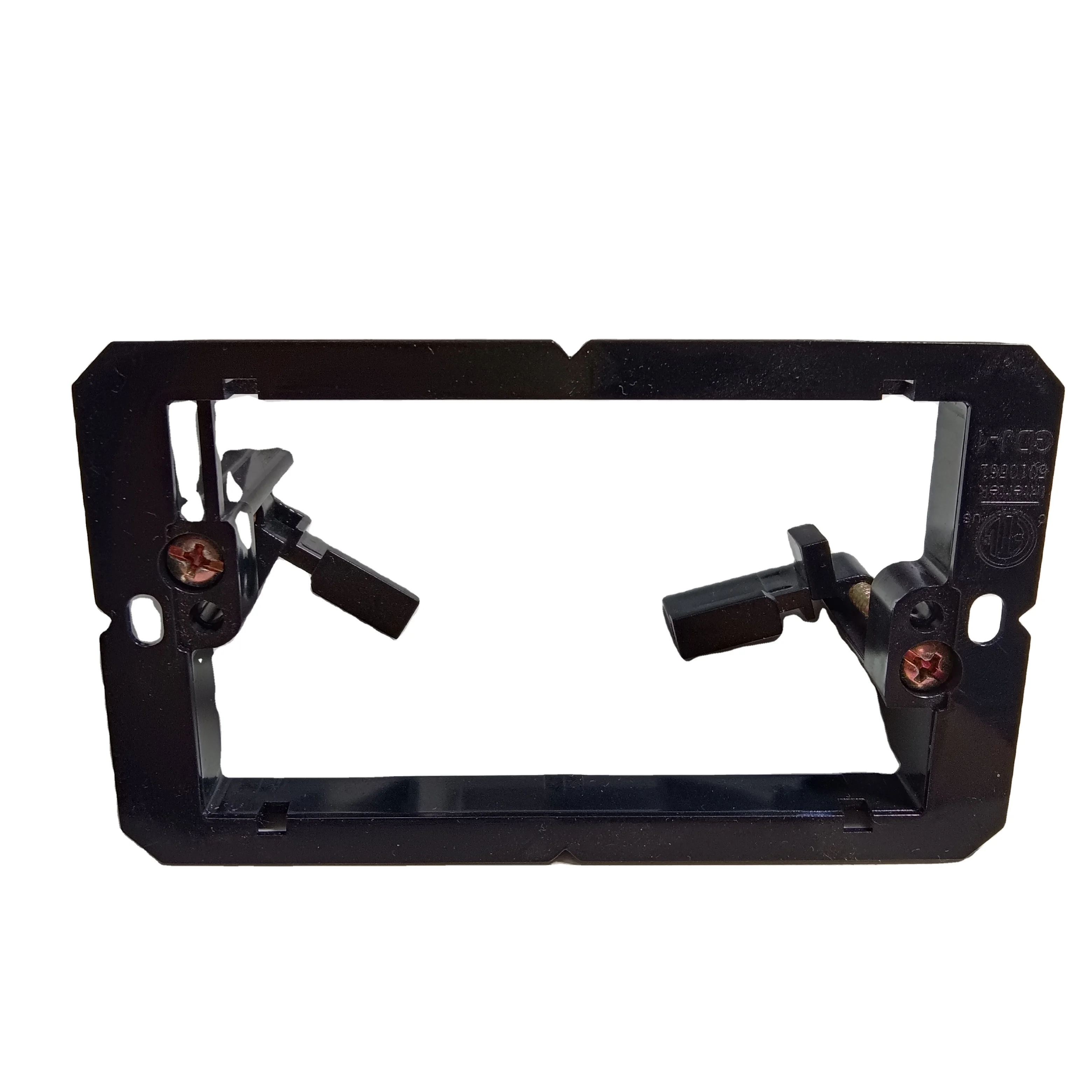 Low Voltage Mount Brackets 1 Gang Plastic Bracket Screw Less Cable Plates ETL/cETL Listed GDJ-1