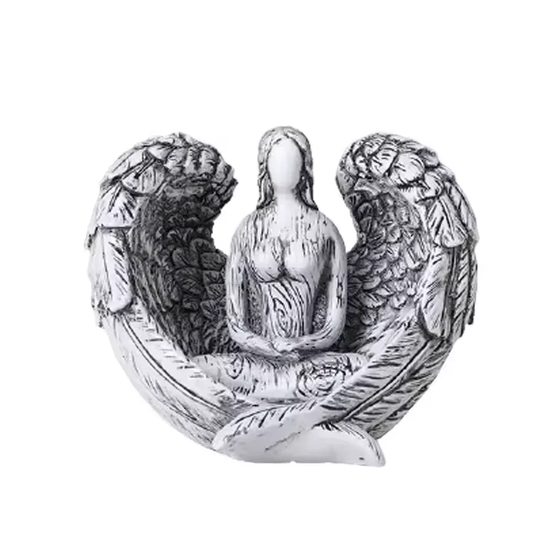 Angel With Wings Statues Resin Angel Sculpture Statue  Custom Angel Statue  Room Office Home Decor
