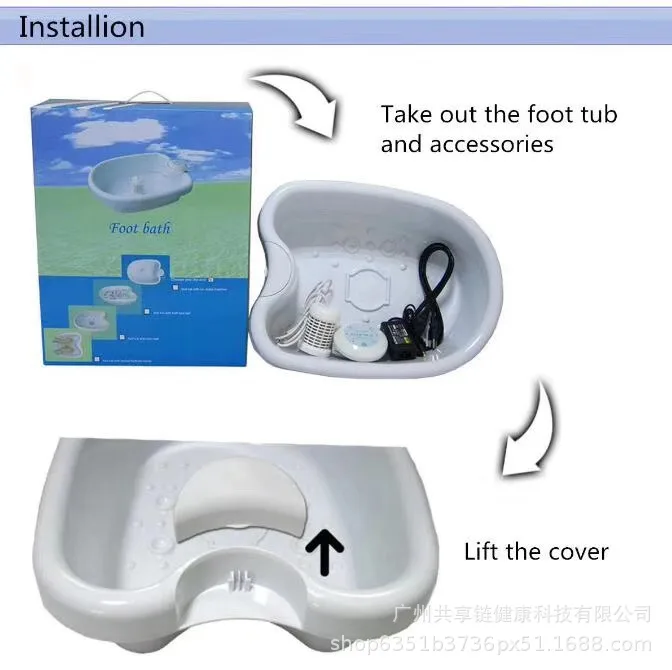 Full-Automatic Massage Foot Bath Foot Spa Massager  timing control Negative massager Ionic