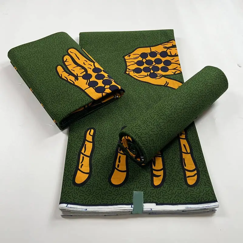 100% Cotton Ankara Fabric African Wax Very Soft With Best Quality New Design