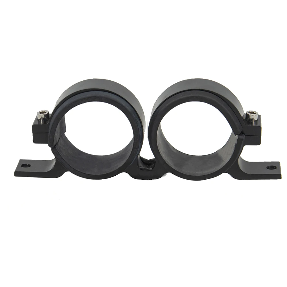 Dual Twin Fuel Pump Mount Bracket 60MM & Fuel Filter Clamp 50mm Cradle For Car Modified