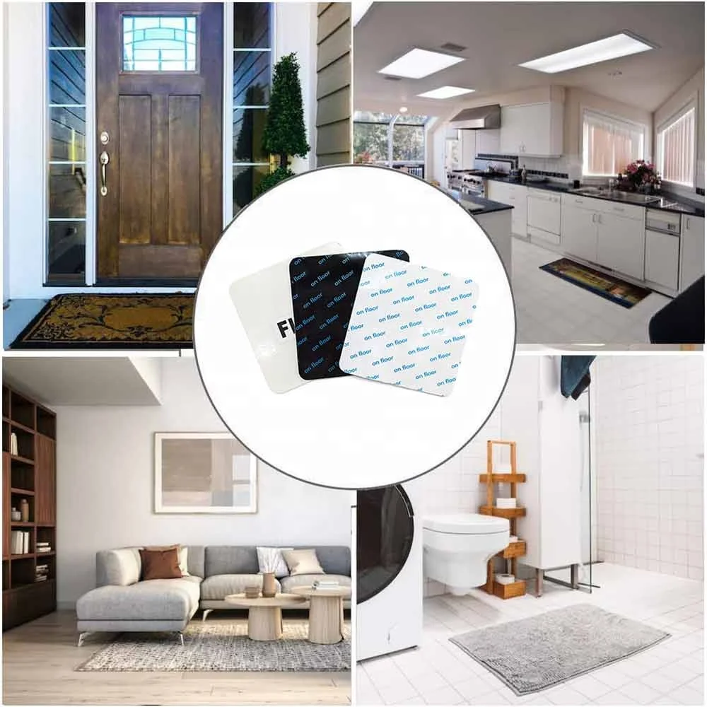 Rug Carpet Mat Pads Non Slip Anti Slip Gripper Double Sided Removable Non Slip Grips Carpet Floor Stickers