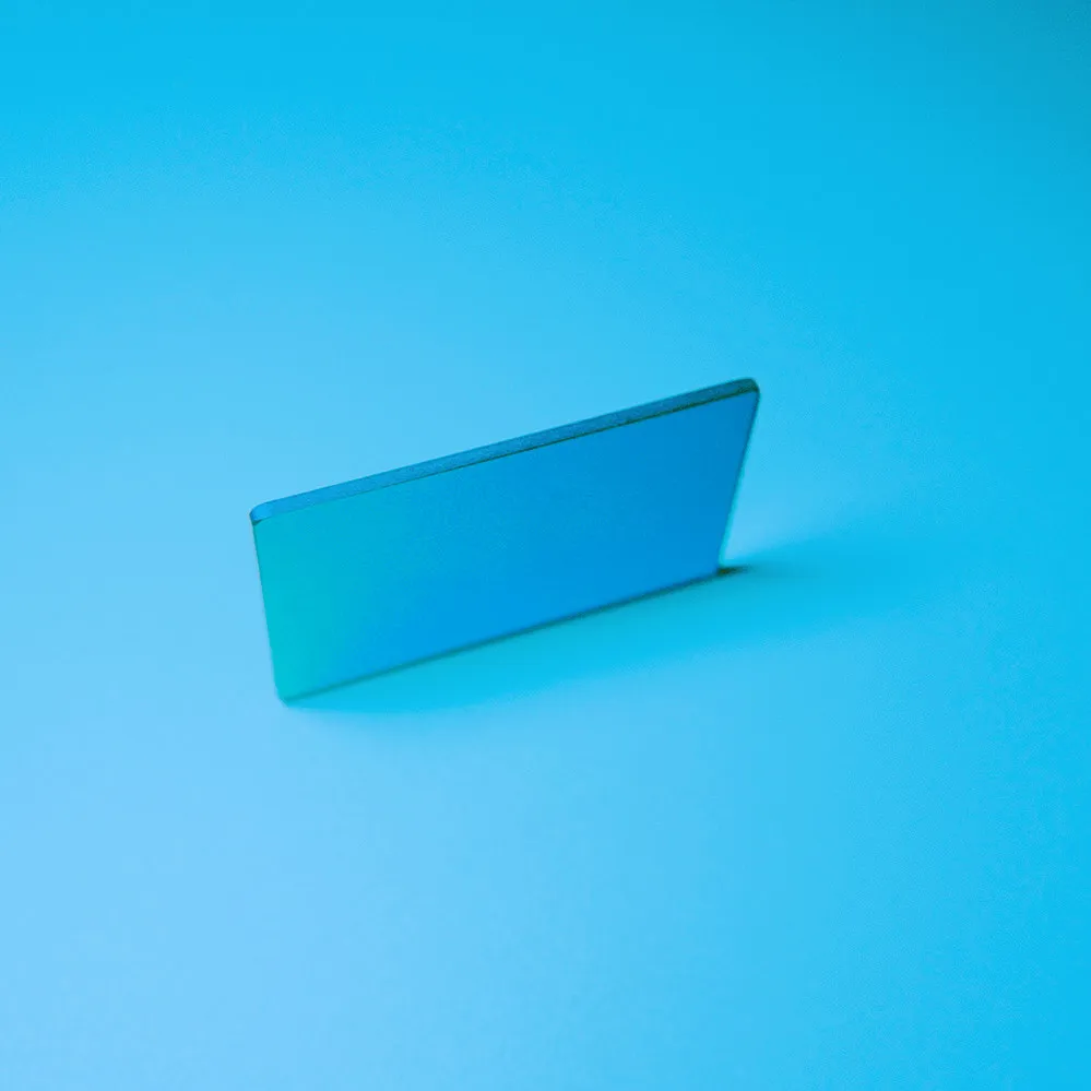 China Manufacture Customized Optical Heat Absorption Glass GRB1 KG1 GRB3 KG3 Filter For Shadowless Lamp