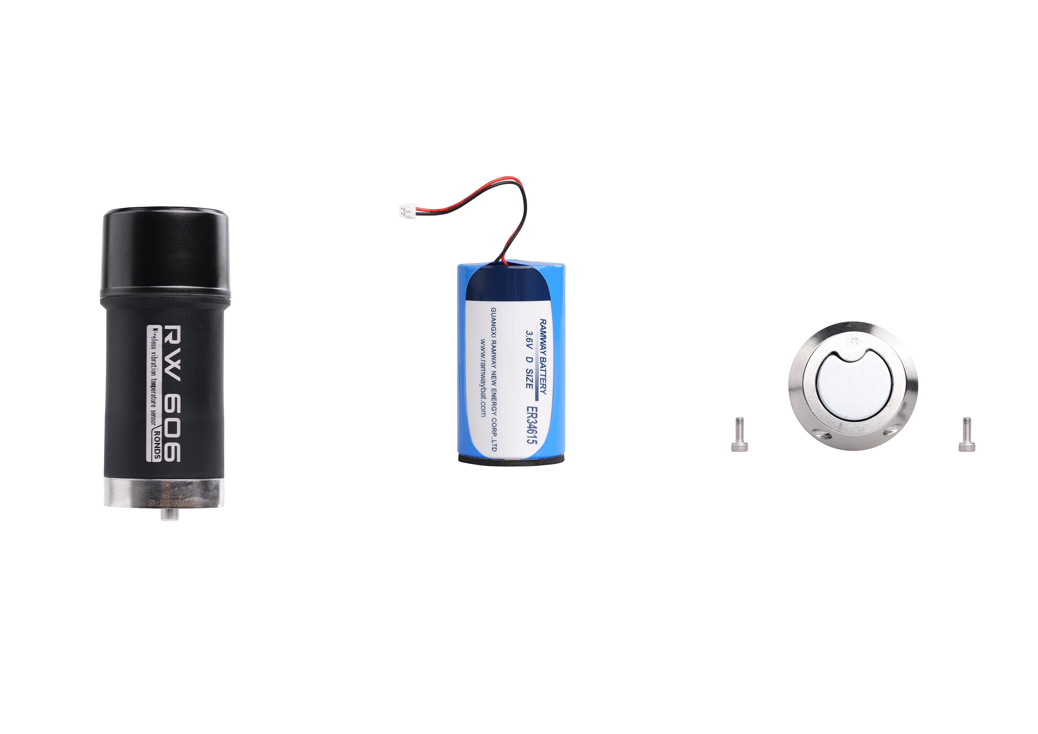 China RONDS Wireless Piezoelectric Accelerometer for Gearbox Vibration Measuring RW606