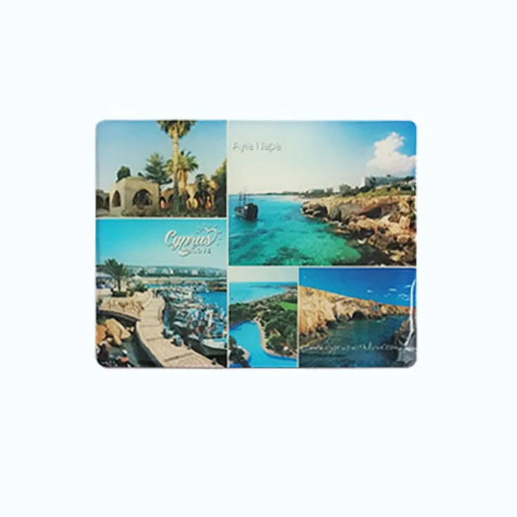 Hot Sales Good Quality Custom Printing Rectangle Epoxy Non-toxic PP/PVC Rubber Fridge Magnet For Promotion