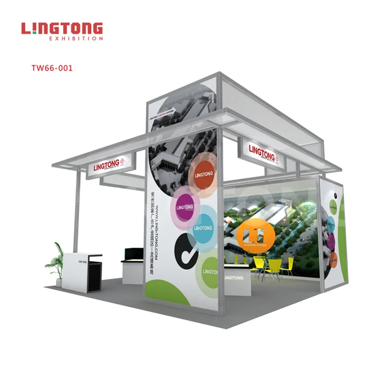 (15)Lingtong System Event Convention Show Display Exhibit Stand Trade Booth Stand Exhibition For Sale