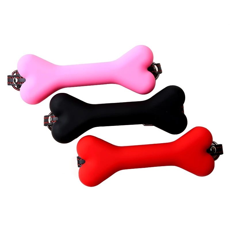 Silicone Dog Bone Gag Mouth Plug Balls Adult Games Sex Slave BDSM  Sex Toys