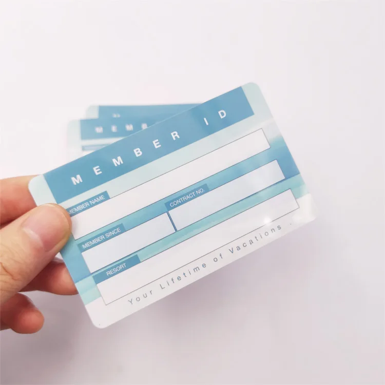 Professional Printing VIP Card Custom PVC Plastic Gym Club Customer Logo Membership Card