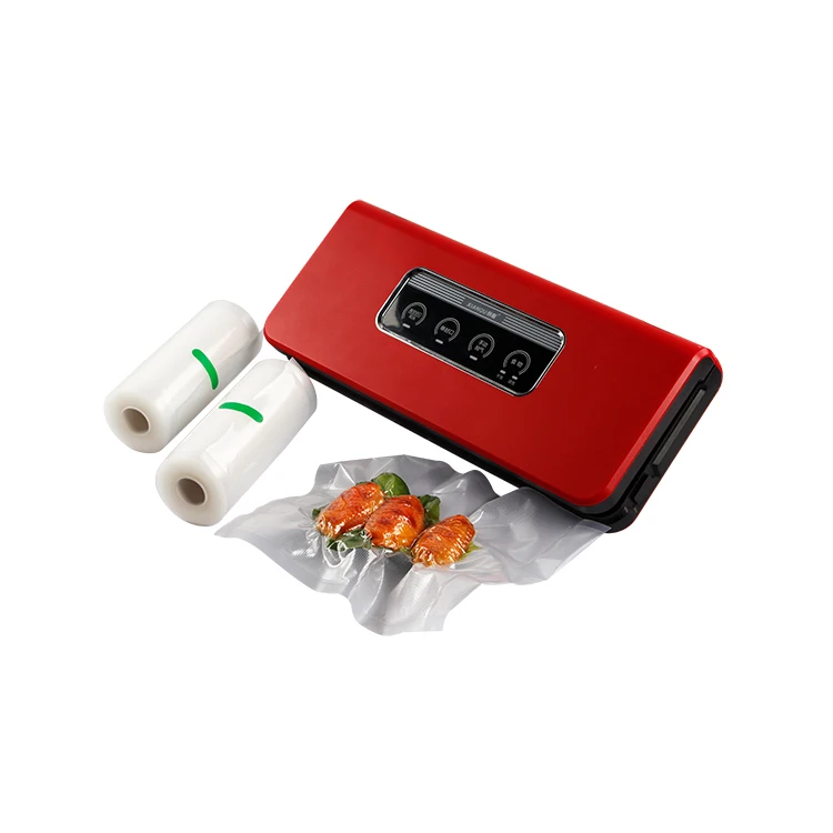
Popular Factory Price Embossed Textured Vacuum Sealer Food Storage Bag with Household vacuum machine 