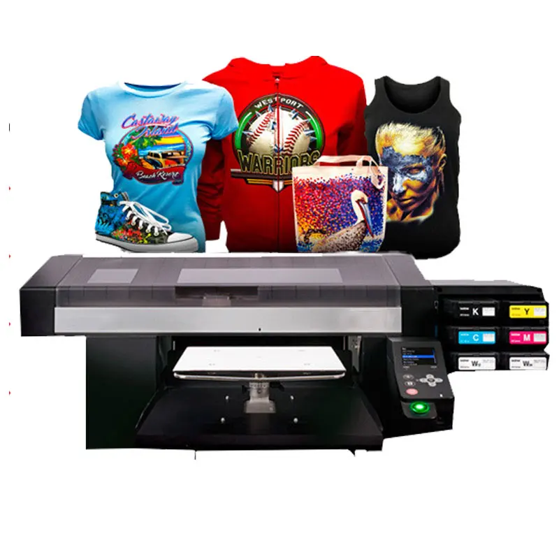 Factory manufacturer digital Inkjet printer dtf printing machine 24 inch dtg t shirt printing machine garment printer