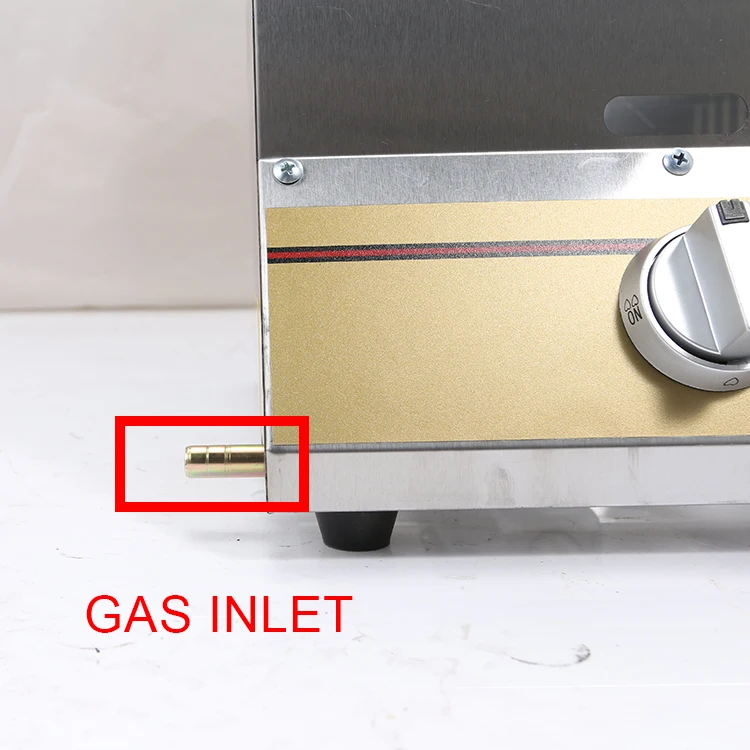 small business 1 tank Chicken gas deep fryer chips deep gas burner fryer machine commercial stainless steel fryer temp control