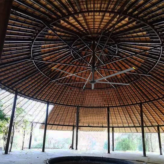 Потолочный большой hvls вентилятор Apogee 18 футов с 5 лезвиями из алюминиевого сплава