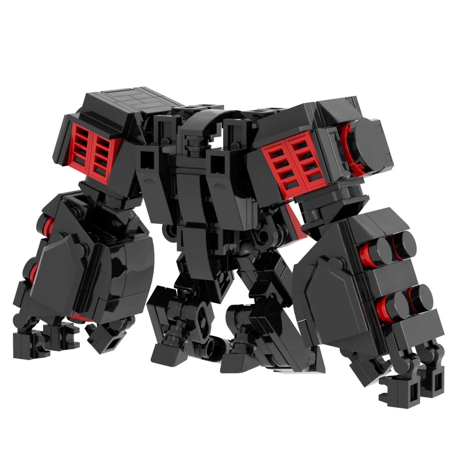 MOC1130 David Cyborg серия игр Cyberpunk тяжелая модель Mech DIY Развивающие строительные блоки Наборы игрушек для детей 319 шт.