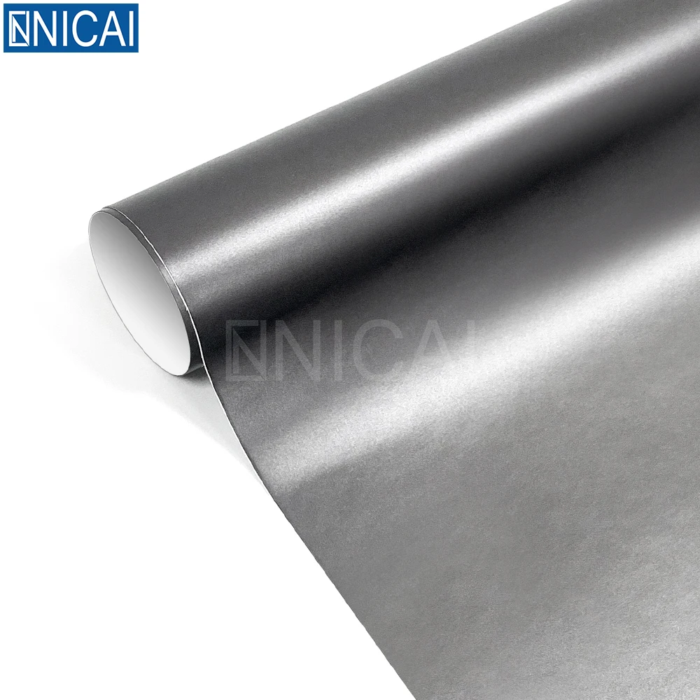 Factory  Price Durable Matte Chrome Vinyl  Car Wrap Film  1.52*18M Per Roll for Car Wrapping Vinyl Film