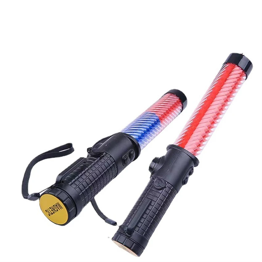 Rechargeable type Traffic safety baton light led signal wand warning stick rod led flashing light Warning traffic baton