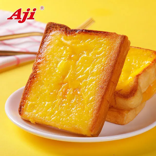 Spot wholesale customized delicious Chinese traditional snacks food packaged Breakfast bread with cheese toast