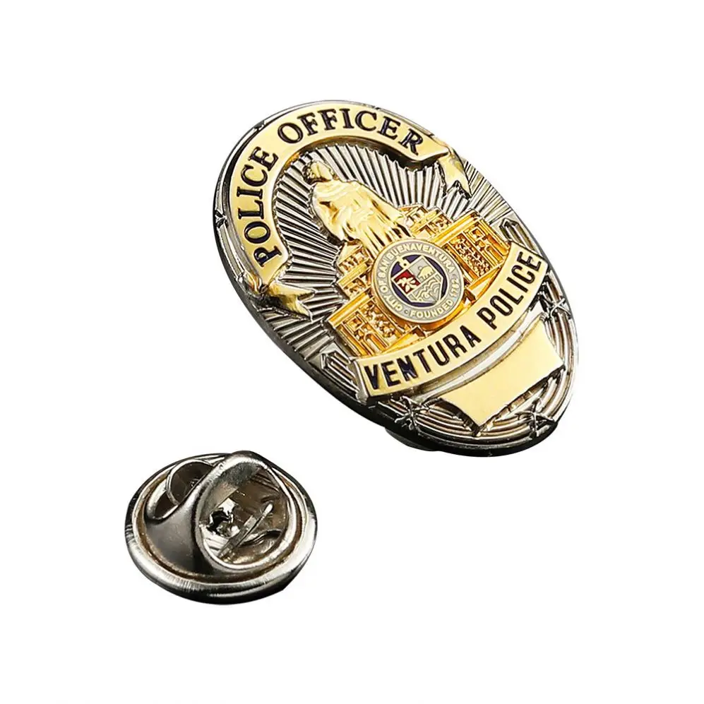 Manufacturer Custom Honor Badge Hair Pin Personalized 3D Design Made Brass Stainless Steel Iron Copper Stylish Fashion Accessory