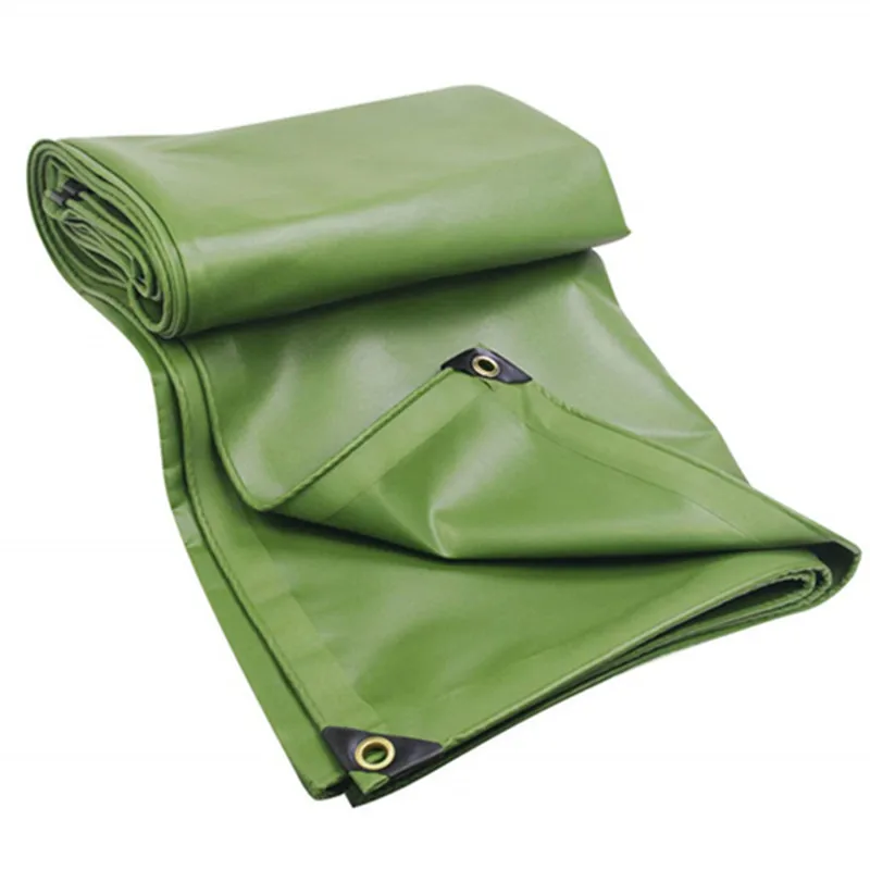 Korea Green Plastic PVC Plane Tarpaulin Covers side curtain utility trailer tarps