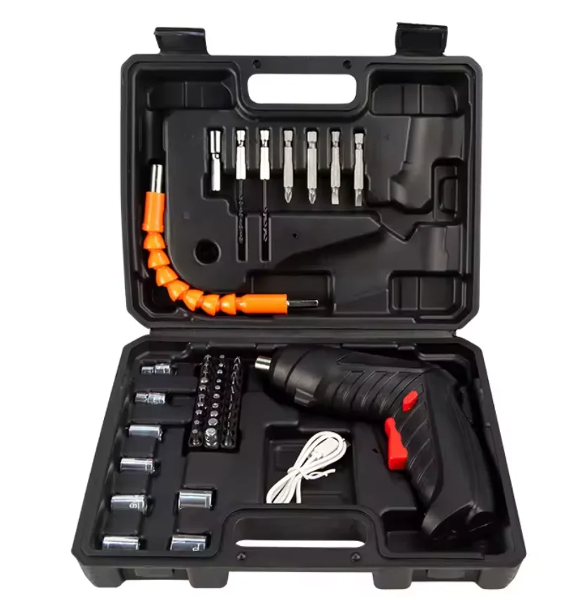 3.5N/m Max Torque Electric Rotatable Capacity 47PCS Rechargeable cordless Electric Screwdriver and Bits Set