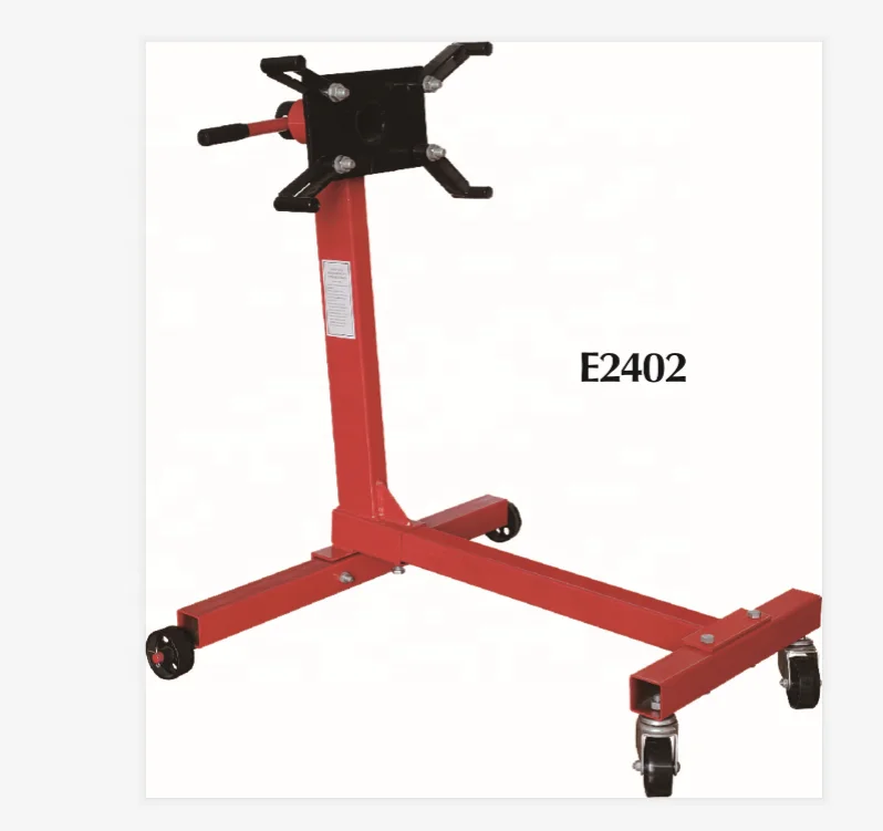 1000LB Kapazitat Stahl Rotationsmotorstander Drehbarer 360-Grad-Befestigungskopf mit 4 Kugellager Drehenden Rollen