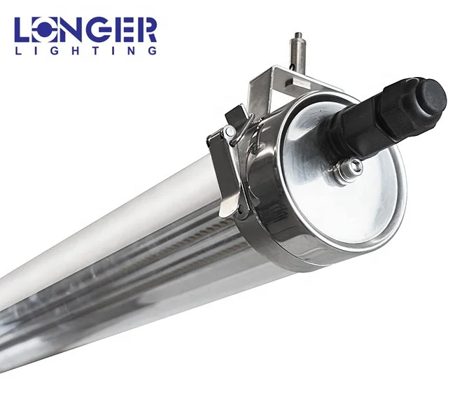 
IP 68 110lm round 30w 45w 60w pc extrusion 301 stainless steel cape linear fixture tri- proof led light 