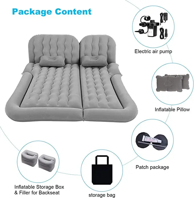 Wholesale SUV portable quick inflating air mattress inflatable car bed