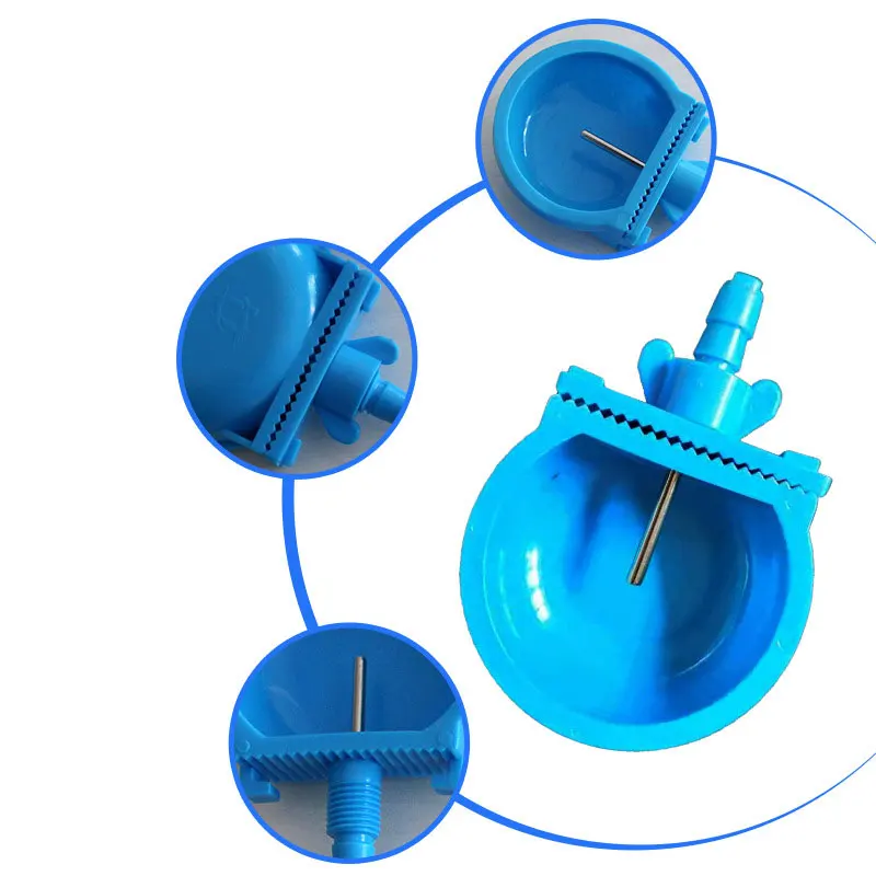 Rabbit Automatic Drinker Water Feeder Fix Bowl Nipple Stainless Steel Equipment